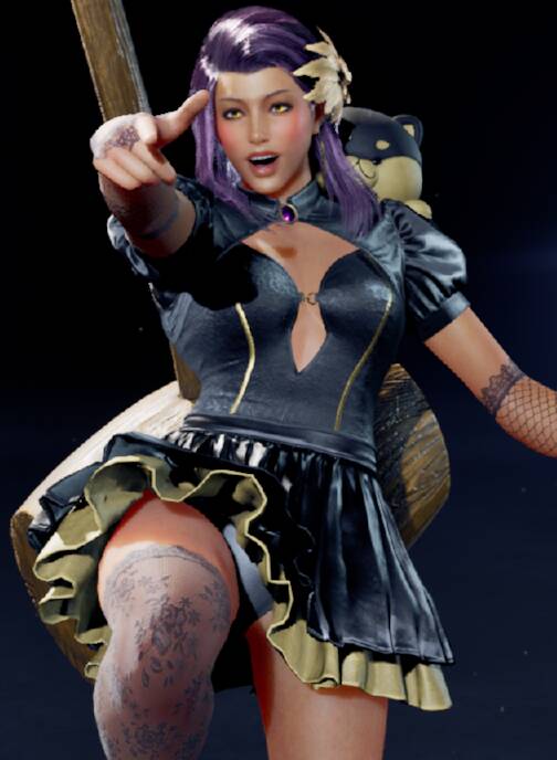 Original Trickster Gold and Black Azucena