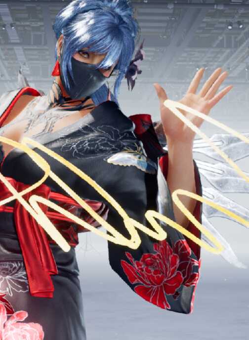 Konan style from Naruto